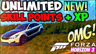 Forza Horizon 3 :AFK!! Unlimited XP And Skill Points Glitch! Working 2017!!