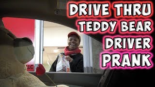 Drive Thru Teddy Bear Driver Prank