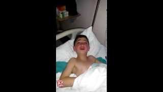 Turkish boy laments his circumcision