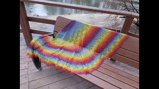 Мой Секретный процесс. Вязальный ВЛОГ: шаль Весеннее Равноденствие. От клубка до готовой работы