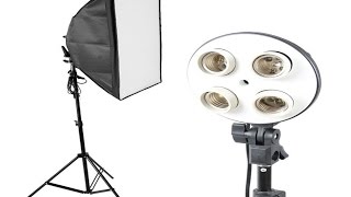 Посылка из Китая! AliExpress! #5 softbox Софтбокс 50 x 70 см E27 4in1