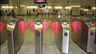 How to use electronic ticket gate?