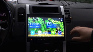 Снятие стандартной и установка 10 дюймовой магнитолы X-Trail T31