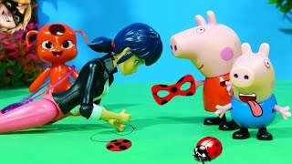 Peppa Pig e Pig George Descobrem Quem é a Ladybug - Miraculous episódio completo!