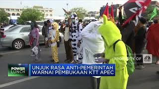 KTT APEC Dibuka, Para Pemimpin Negara Disambut Unjuk Rasa