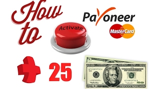 How to activate Payoneer prepaid Mastercard and make money online