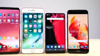 Galaxy Note 8 vs S8 Plus vs 7+ vs Essential vs 1+5 SPEED Test!