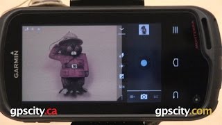 Garmin Monterra: Using the Camera with GPS City