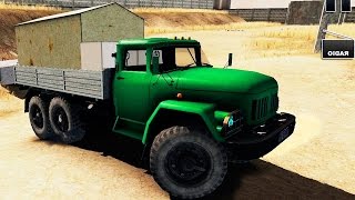Машинки. ЗИЛ 131. Бездорожье Перевозка Грузов. Мультик для Детей. Trucks 2016