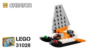 LEGO Creator 31028 Sea Plane | Building Sailboat | Lego Vee - Speech Build