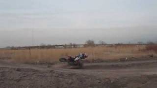 7 year old Crashes hard after jump on KTM 50 SX Pro Senior
