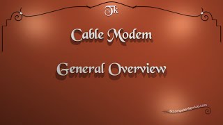 ISP Cable Modem : Login, Setting User Password & Restoring Defaults