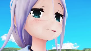 【巨大娘 Giantess】巨大娘のこびとつまみ食い/Giantess vore video No.6【MMD】