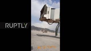 Afghanistan: Taliban in pick-up trucks scout Kabul airport following US departure
