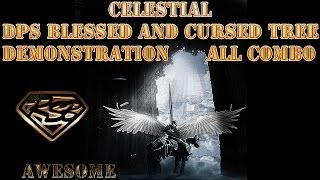 DCUO: Celestial Dps Blessed and Cursed Tree Demonstration + All Combo! |Awesome|
