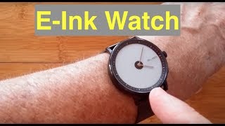 GLIGO E-Ink Fashion Dress Hybrid Analog/Digital IP68 Waterproof Smartwatch: Unboxing & Review
