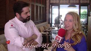 Almuerzo de Prensa en Maison Lú Marbella Enrevista de Helena Olaya al Chef ejecutivo Juanlu Fernánde