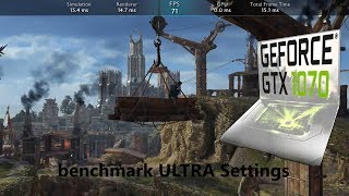 Middle earth Shadow of War GTX 1070 M (Laptop) benchmark ULTRA Settings