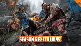 Every Season 6 Execution | For Honor New Executions