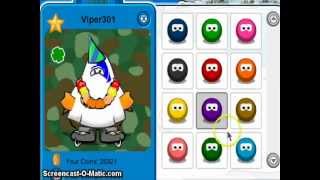 Club Penguin Free Ultra Rare Red Lei Account - July 2013