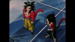【MUGEN】　超サイヤ人４ゴジータ　（超本気状態でスタート）