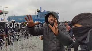 Belarus: Number of migrants at closed Bruzgi checkpoint rapidly increases