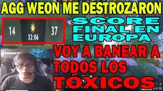 JEIMARI DECIDE JUGAR EN EUROPA Y LO REVIENTAN FULL ABUSO | DOTA 2 COSAS