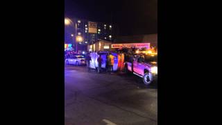 Car Flipped on Tuesday of VEISHEA 2014