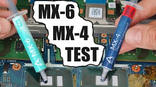 Arctic MX6 vs MX4 тест термопасты
