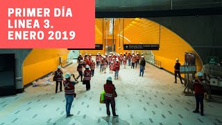 Metro de Santiago | Apertura L3 en Cal y Canto y combinaciones a otras lineas