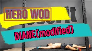 [히어로와드(HeroWOD)] 변형된 다이앤. Modified Diane. 히어로는 언제나 힘들어