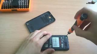 Fly iq4415. Как разобрать. Замена тачскрина. Ремонт