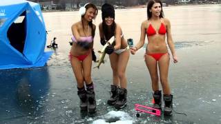 Bikini Ice Fishing Team