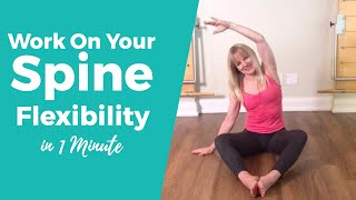 Seated Side Bend - Spine Flexibility