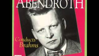 Brahms: Symphony #1 In C Minor, Op. 68 - 1. Un Poco Sostenuto, Allegro - Hermann Abendroth