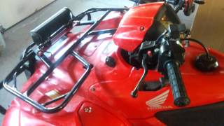 12" LED light bar on 2013 Honda Foreman 500ES