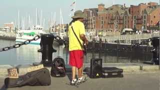 Dust in the wind street performer in boston