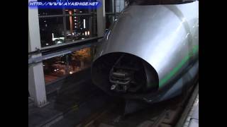 400系新幹線連結シーン Docking Shinkansen 400 series