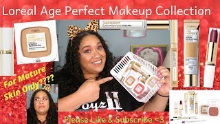 New Loreal Age Perfect Collection|Affordable Drugstore Makeup|Wear Test &Tons of Info|Tasha St James