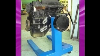 Стенд кантователь (переворотник) для ремонта двигателя своими руками. Stand for engine repair.