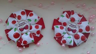 Резиночки из репсовой ленты+ 3 варианта с картинкой. Канзаши. Мастер класс