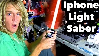Turn Your Iphone Into A LIGHT SABER! Lightsaber Escape | JOOGSQUAD PPJT