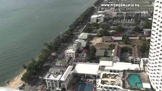Вид с отеля V8 Seaview Hotel, D Varee Jomtien Beach Hotel Тайланд, Паттая, Джомьтиен