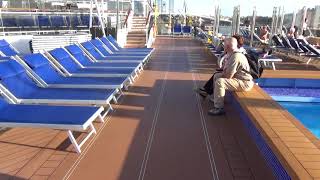 MSC Meraviglia 0.2 Mile Walking Track Sun Deck