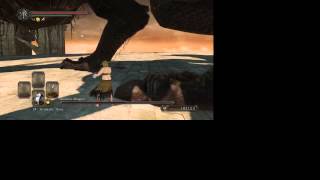 Dark Souls 2 killing Ancient Dragon easily with the toe method