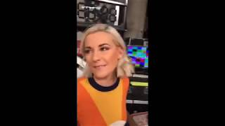 WWE Paige Instagram Live - Backstage At TV - 5/22/18