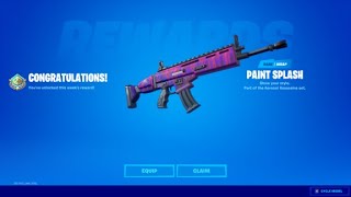 Fortnite Tourney Reward:Paint Splash Wrap!