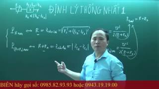 ĐỊNH LÝ THỐNG NHẤT 1 - Thầy Chu Văn Biên