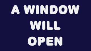 A Window Will Open