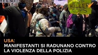 USA: manifestanti si radunano contro la violenza della polizia